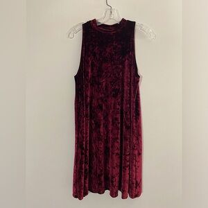 Arizona Jeans Co. Red Velvet Dress